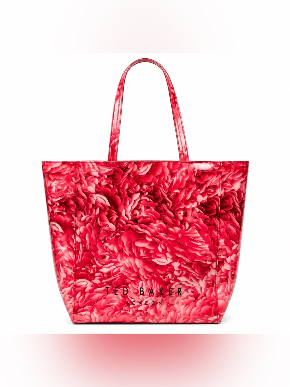 Ted Baker Oversized Pink & Red Floral Tote Bag